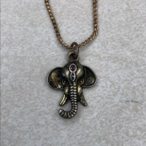Elephant pendant necklace